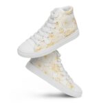 [Floral Bloom] Auric Flora Women’s High Top Canvas Shoes