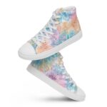 [Gypsy Soul] Sorbet Splash Women’s high top canvas shoes