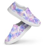 [Floral Bloom] Lilac Muse Women’s Slip-on Canvas Shoes