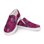 [Floral Bloom] Rose Women’s slip-on canvas shoes
